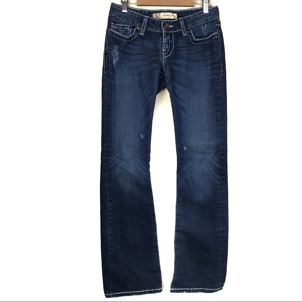 BKE Buckle Sabrina Boot Jeans Embellished Pockets